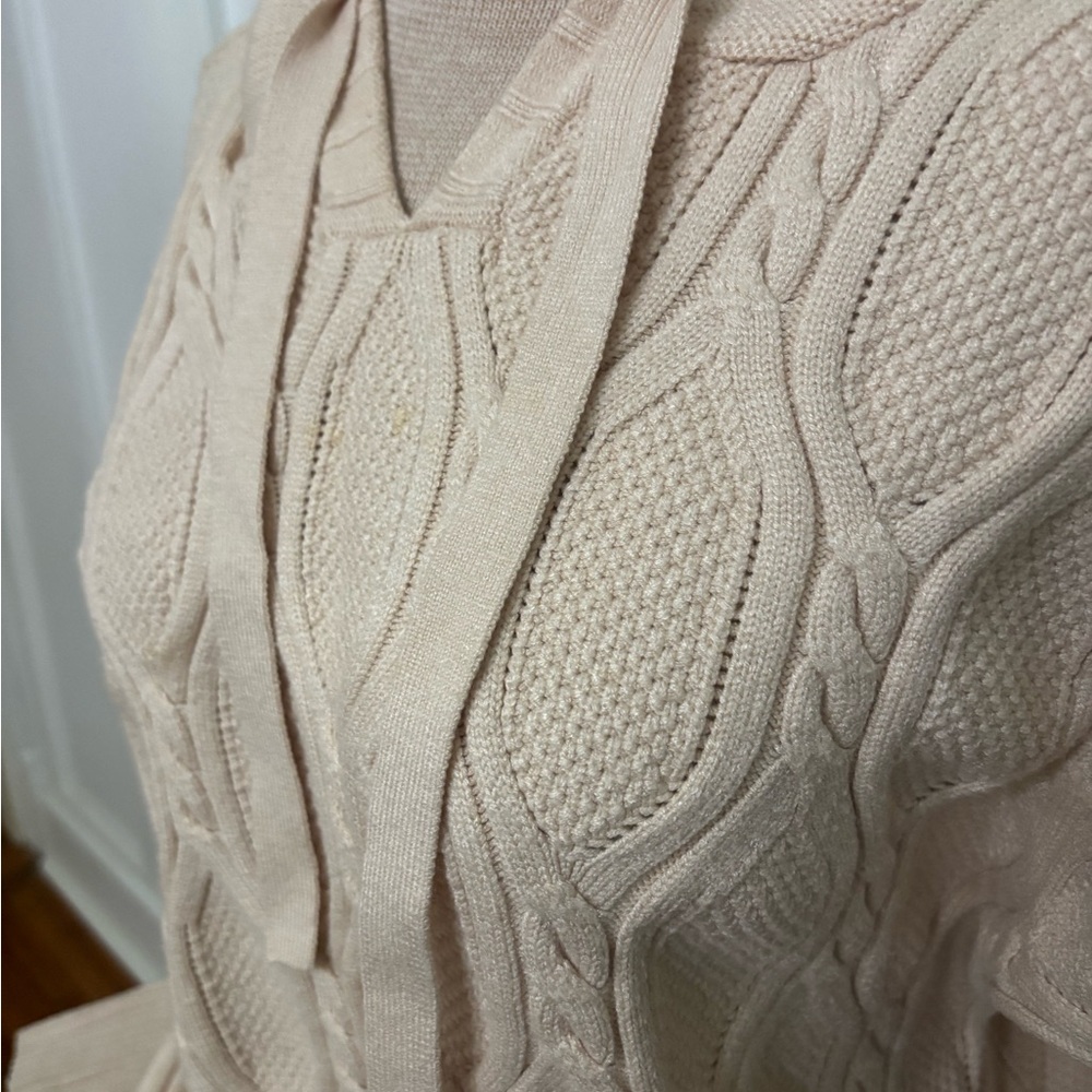 Jaziah cable hooded sweater by Fate - Picture 2 of 8